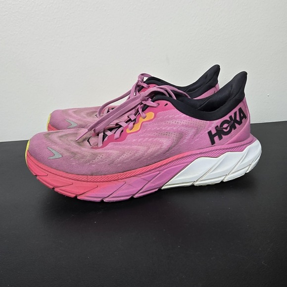 Hoka Shoes Womens Size 10B Pink Arahi 6 Performance Running Athletic Sneakers - Picture 2 of 10